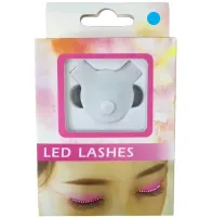 Накладні світлодіодні накладки для підсвічування вій LED RGB Lashes підсвічування очей, що світяться вії для фотосесії та вечірок від батарейки