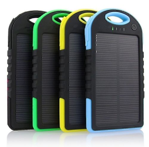 Портативний зарядний пристрій Power Bank Solar Charger 50000 mAh C Led ліхтариком і карабіном на сонячній батареї, зовнішній акумулятор 2, павербанк