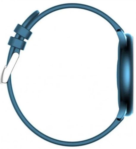Наручний Смарт годинник Smart Watch Kw19 Blue 44mm C вимірюванням тиску і фітнес трекером розумні Bluetooth годинник з тонометром і пульсометром сині