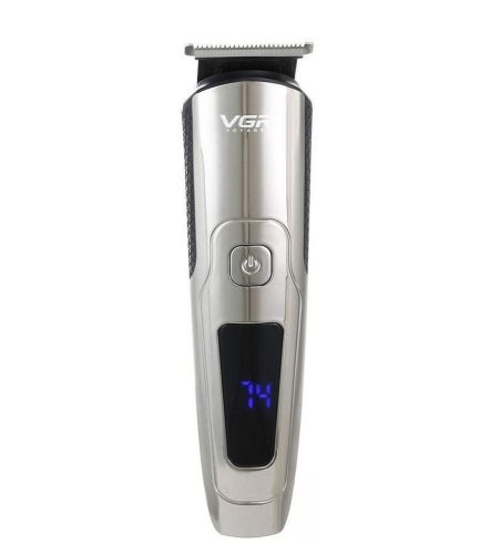 Бездротова машинка для стрижки USB VGR V-072 з регулювальною насадкою VGR V-072, Водонепроникний акумуляторний тример бритва з LED дисплеєм 5W