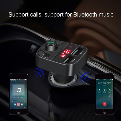 Автомобільний FM трансмітер передавач Bluetooth MP3 CAR MOD MOD X8 BT, Авто ФМ модулятор в машину з зарядкою 3.1 A, Автомобільний зарядний пристрій