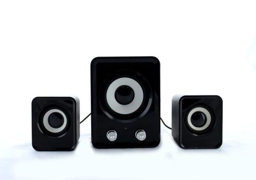 USB колонки для ПК комп'ютера 2.1 Omega KTM44981 з регулюванням Mk-3 Black
