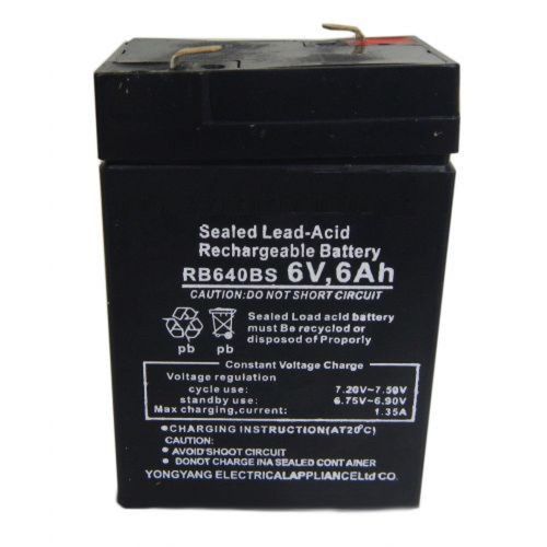 Акумулятор батарея GDLITE GD-665 6V 6AH Зелений BATTERY GD LITE