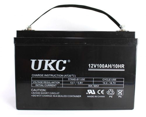 Универсальный гелевый аккумулятор GEL UKC 6-CNF-100 12V 100Ah (Аккумуляторная батарея 12В 100Ач)