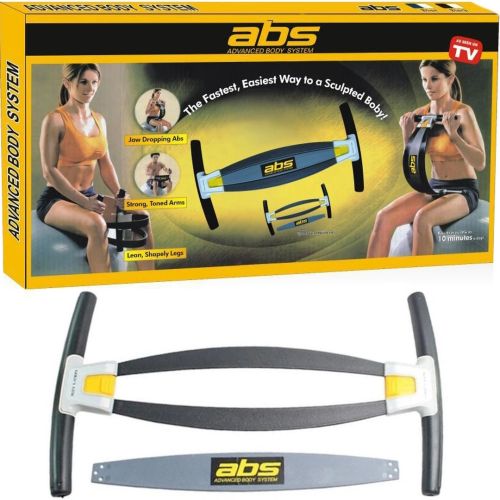 Універсальний тренажер еспандер для преса і тіла ABS Advanced Body System HYD-5813, Ручний тренажер еспандер для заняття спортом і фітнесом Чорний