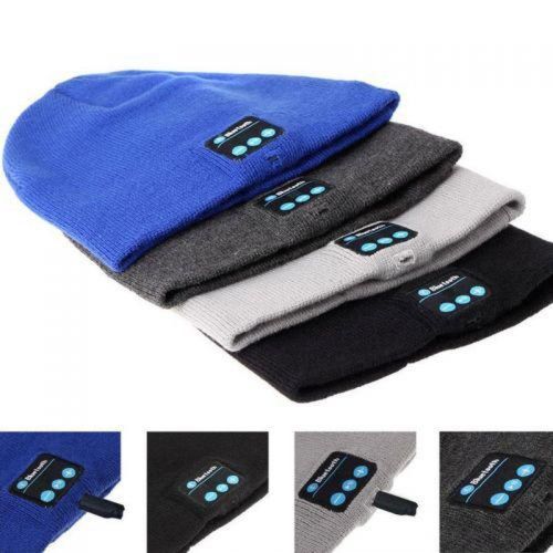 Портативна колонка Шапка з Bluetooth навушниками SPS Hat BT