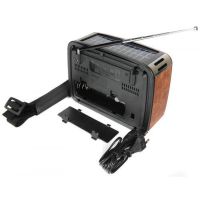 Портативный радио приемник - MP3 колонка Golon RX-456S Solar с солнечной панелью