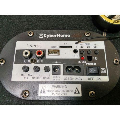 Колонка в автомобильный активный сабвуфер 1008BT 1800W Subwoofer c bluetooth и пультом 12/24/220v