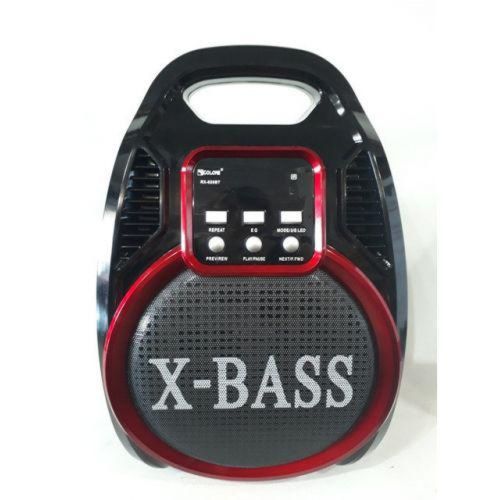 Бездротова Bluetooth колонка X - Bass Golon RX-820BT зі світломузикою і мікрофоном