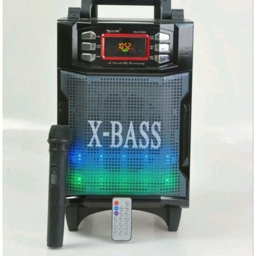 Беспроводная Bluetooth колонка X-BASS Golon RX-2900BT со цветомузыкой и микрофоном