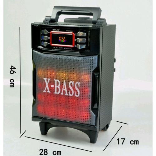 Беспроводная Bluetooth колонка X-BASS Golon RX-2900BT со цветомузыкой и микрофоном