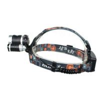 Фонарь налобный фонарик 3 Led Bailong RJ-3000 T6 3 в 1 Светодиодный тройной фонарь аккумуляторный RJ3000 на голову