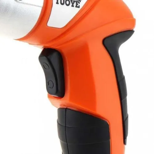 Бездротова електровикрутка Tools Tuoye Cordless Screw, акумуляторний міні шуруповерт з 4 бітами і адаптером, електро викрутка 4 біти в комплекті