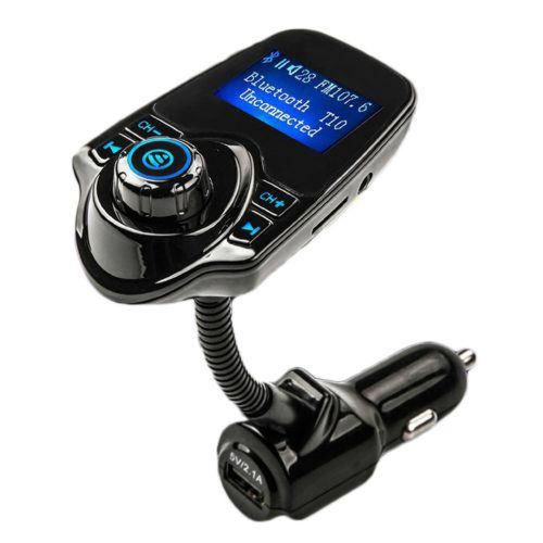 ФМ FM трансмітер автомобільний T10 модулятор авто MP3 Bluetooth Т10