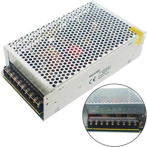 Універсальний блок живлення адаптер Ataba 5V 10A 50w S-50-5 Metall для SMD світлодіодних стрічок моніторів в металевому корпусі на 10 A