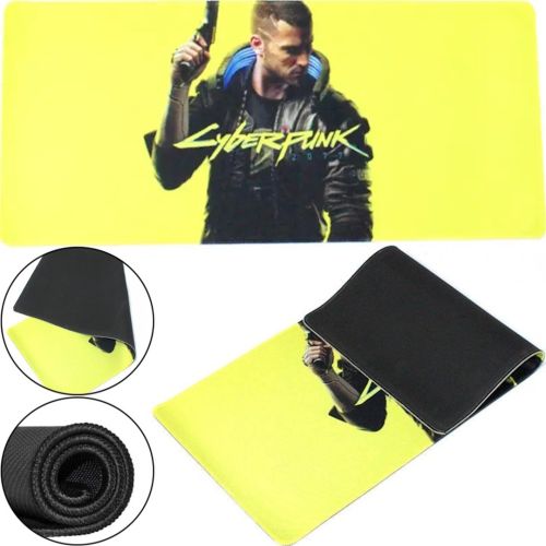 Ігровий комп'ютерний килимок для мишки Gaming mouse pad Cyberpunk 700-1 70x30x0.3 см, Ігрова поверхня кіберпанк для комп'ютерної миші 96459