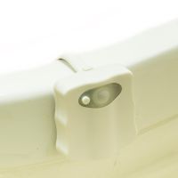 Автономная цветная LED подсветка Light Bowl Toilet Led для унитаза с датчиком движения и света 8 цветов, Светодиодный светильник в унитаз Белый