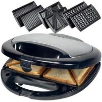 Сендвичница ростер бутербродница тостер 3 в 1 Domotec MS-0770
