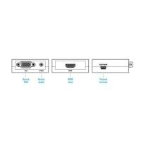 Конвертер з HDMI на VGA адаптер відео з аудіо 1080P HDV-630 VGA-01