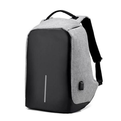 Рюкзак протикрадій Bobby XD Design Grey USB з роз'ємом usb для зарядки travel bag 9009