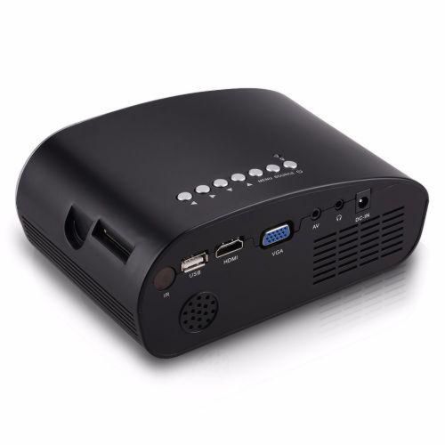 Проектор портативный мультимедийный с динамиком Led Projector RD-802 Black