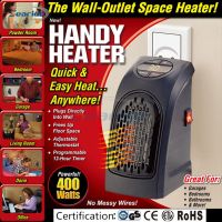 Термовентилятор Rovus Handy Heater 400W Чорний, електричний тепловентилятор, дуйка, обігрівач