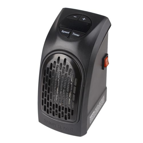 Термовентилятор Rovus Handy Heater 400W Чорний, електричний тепловентилятор, дуйка, обігрівач