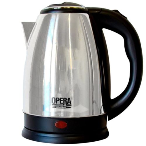 Електрочайник Electric kettle Opera HD-5001 на 2 літри 2000W, дисковий електричний чайник Опера HD5001 з нержавіючої сталі 2000Вт Сріблястий