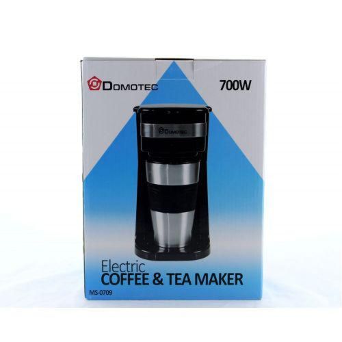 Капельная кофеварка DOMOTEC MS-0709 с металической кружкой