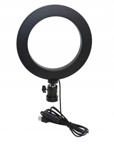 Кільцева USB LED лампа Bracket Fill Light Live K315 16см 6 " зі штативом і двома власниками настільна світлодіодна Multi-Position Ring Broadcasting