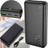 Зовнішній акумулятор з швидкою зарядкою Power Bank Hoco J87A 20000mAh PD20W + QC3.0(22.5 W), Портативна батарея повербанк Хоко з виходом Type-C Чорний