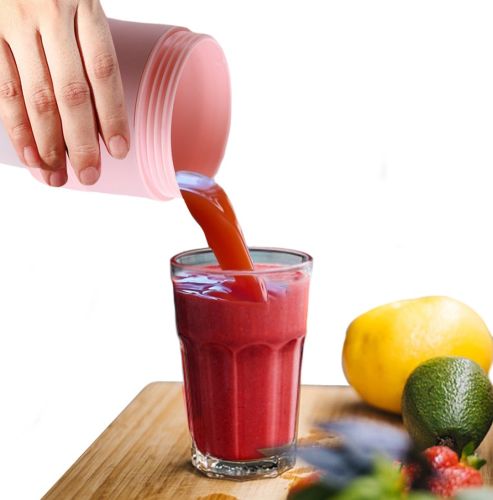 Складаний силіконовий блендер Folding Juicer MeijiaxianJP-005 акумуляторний для соку 500мл, Бездротова USB соковижималка для змішування смузі JP005