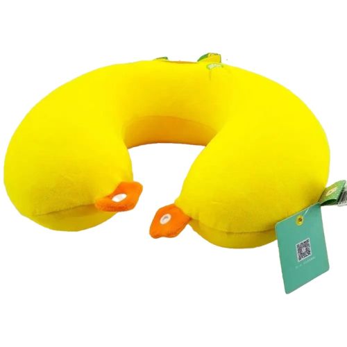 Набір подушок для дитини каченята duck NJ-009, Дитячі подушки качечки звичайна і Дорожня, Дитяча туристична подушка Качка для подорожей в машину