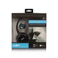 Беспроводные bluetooth наушники NIA Q1 microSD Black