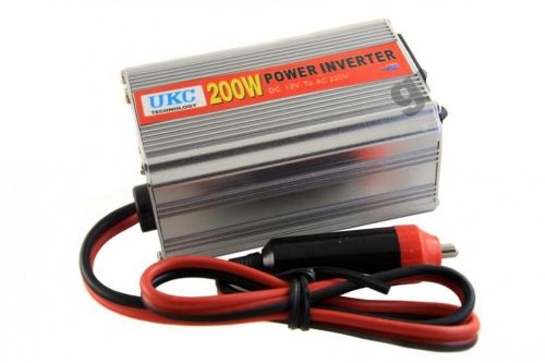 Перетворювач авто інвертор 12v-220v 200W, перетворювач напруги 12 - 220V 200 W