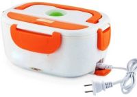 Електричний Ланч Бокс Electric lunch heater box з підігрівом від мережі 220V на 2 Відділення, харчової термо судочок контейнер для їжі