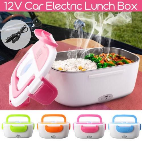 Автомобильный электрический Ланч Бокс Electric lunch heater box с подогревом от прикуривателя 12v