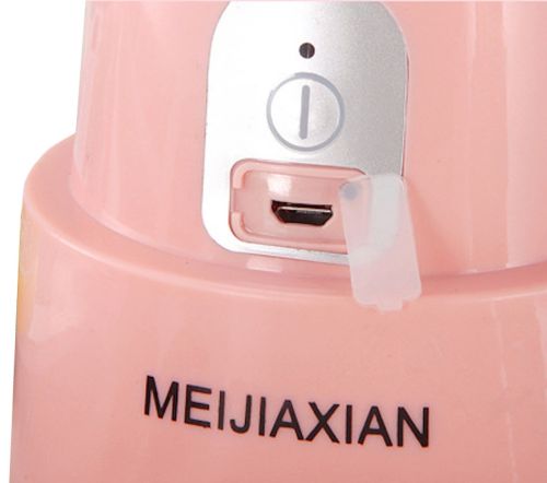 Складаний силіконовий блендер Folding Juicer MeijiaxianJP-005 акумуляторний для соку 500мл, Бездротова USB соковижималка для змішування смузі JP005