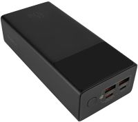 Зарядний пристрій УМБ Baseus Power Bank PPXJ3065 20000mAh 4 порти 65W з дисплеєм, Повербанк зовнішній акумулятор батарея для телефону і ноутбука