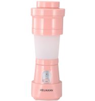 Складаний силіконовий блендер Folding Juicer MeijiaxianJP-005 акумуляторний для соку 500мл, Бездротова USB соковижималка для змішування смузі JP005
