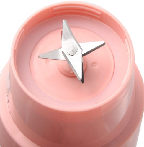 Складаний силіконовий блендер Folding Juicer MeijiaxianJP-005 акумуляторний для соку 500мл, Бездротова USB соковижималка для змішування смузі JP005