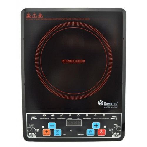Инфракрасная индукционная электроплита Domotec MS-5841 мощностью 2000 Вт с таймером
