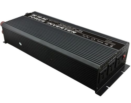 Автомобільний інвертор UN-3062 7000W 12V-220v, Авто перетворювач напруги струму від прикурювача і акумулятора 12В 7000В з захистом від перегріву