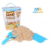 Кінетичний пісок Squishy Sand + лопатка, ролик, ніж