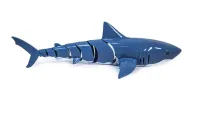 Розумна Іграшкова Акула на радіокеруванні Shark T11 з пультом, Інтерактивна радіокерована дитяча плаваюча рибка на акумуляторі