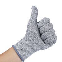 Захисні рукавички, стійкі до порізів Cut Resistant Gloves, надміцні рукавички з захистом від порізів і проколів, рукавички для захисту рук сірі