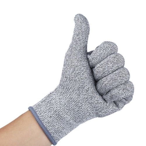 Захисні рукавички, стійкі до порізів Cut Resistant Gloves, надміцні рукавички з захистом від порізів і проколів, рукавички для захисту рук сірі