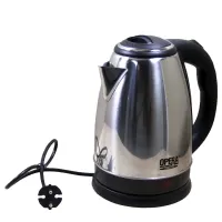 Електрочайник Electric kettle Opera HD-5001 на 2 літри 2000W, дисковий електричний чайник Опера HD5001 з нержавіючої сталі 2000Вт Сріблястий