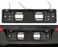 Автомобильная камера заднего вида в рамке номерного знака Car Cam Parking sensor 5429 с парктроником, Держатель рамка для номера с камерой, Авторамка