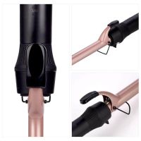 Професійна тонка плойка GEMEI GM-2825 ceramic pro 9мм для дрібних кучерів, Афроплойка з турмаліновим покриттям, щипці для завивки волосся Gemmy
